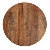 Bolero Pre-Drilled Round Table Top Urban Dark 600mm Bolero Pre-Drilled Round Table Top Urban Dark 600mm