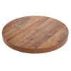 Bolero Pre-Drilled Round Table Top Urban Dark 600mm Bolero Pre-Drilled Round Table Top Urban Dark 600mm