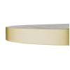 Bolero Pre-Drilled Round Table Top Chevron Design 600mm