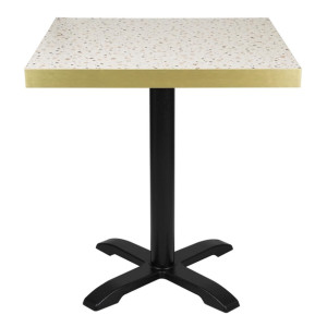 Bolero Terrazzo Style Square Table Top 700x700mm