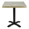 Bolero Pre-Drilled Table Top Chevron Design 700mm