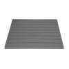 Bolero Aluminium Square Table Top Dark Grey 700mm
