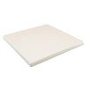 2 x Werzalit White 600mm Square Duratop Tabletop by SM France 2 x Werzalit White 600mm Square Duratop Tabletop by SM France