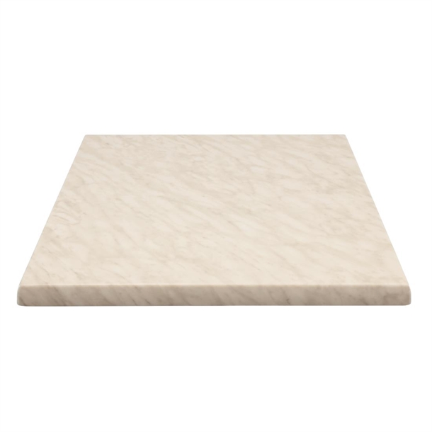 2 x Werzalit Marble 600mm Square Duratop Tabletop by SM France 2 x Werzalit Marble 600mm Square Duratop Tabletop by SM France
