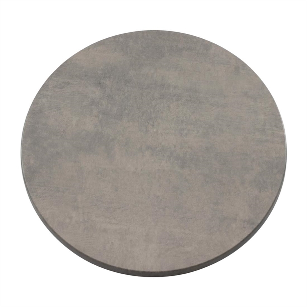 2 x Werzalit City 800mm dia Duratop Tabletop by SM France 2 x Werzalit City 800mm dia Duratop Tabletop by SM France