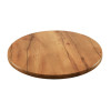 2 x Werzalit New Boston 800mm dia Duratop Tabletop by SM France 2 x Werzalit New Boston 800mm dia Duratop Tabletop by SM France