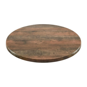 2 x Furnlink Werzalit Arizona 800mm dia Duratop Tabletop by SM France