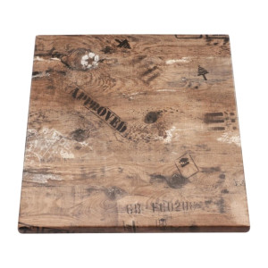 2 x Werzalit 700mm Square Duratop Tabletop by SM France