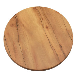 2 x Werzalit New Boston 600mm dia Duratop Tabletop by SM France