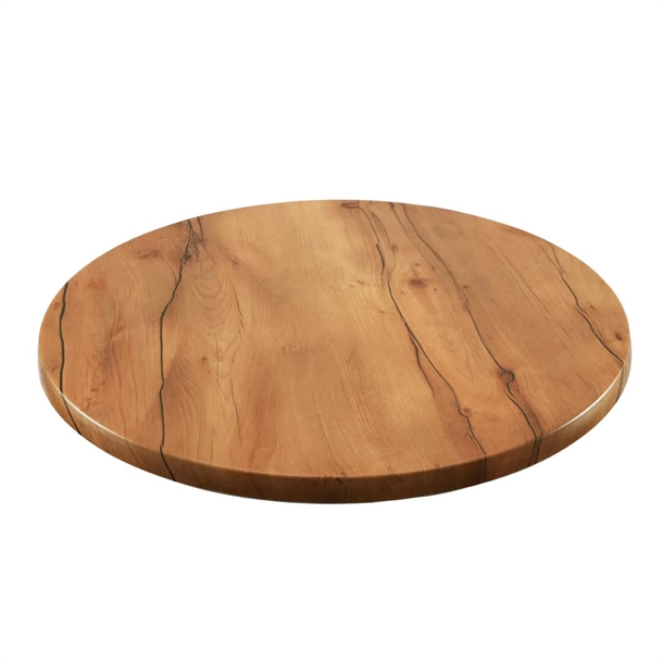 2 x Werzalit New Boston 600mm dia Duratop Tabletop by SM France