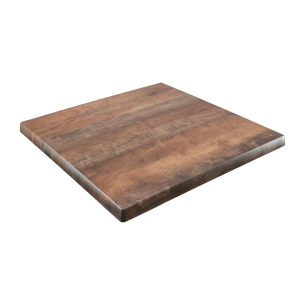 2 x Werzalit Arizona 700mm Square Duratop Tabletop by SM France 2 x Werzalit Arizona 700mm Square Duratop Tabletop by SM France