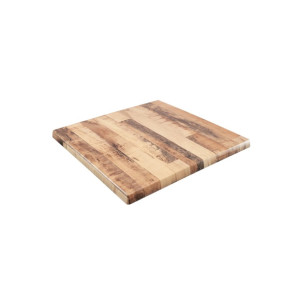 2 x Werzalit Rustic Kansas 700mm Square Duratop Tabletop by SM France