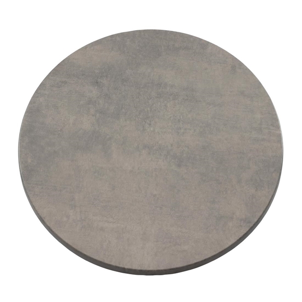 2 x Werzalit City 600mm dia Duratop Tabletop by SM France
