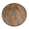 2 x Werzalit Arizona 600mm dia Duratop Tabletop by SM France