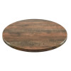 2 x Werzalit Arizona 600mm dia Duratop Tabletop by SM France