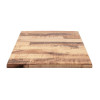 2 x Werzalit Rustic Kansas 800mm Square Duratop Tabletop by SM France 2 x Werzalit Rustic Kansas 800mm Square Duratop Tabletop by SM France