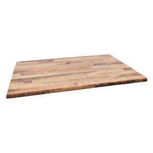 2 x Werzalit Rustic Kansas1200x800mm Rectangle Duratop Tabletop by SM France