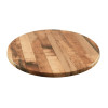 2 x Werzalit Rustic Kansas 700mm dia Duratop Tabletop by SM France 2 x Werzalit Rustic Kansas 700mm dia Duratop Tabletop by SM France