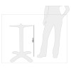 Bolero Aluminium Four Leg Table Base