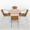 Bolero Aluminium Four Leg Table Base