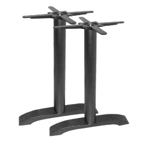 Bolero Cast Iron Twin Leg Table Base (2 Pack)