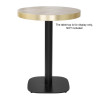 Bolero Black Cast Iron Table Base 720x420mm Bolero Black Cast Iron Table Base 720x420mm