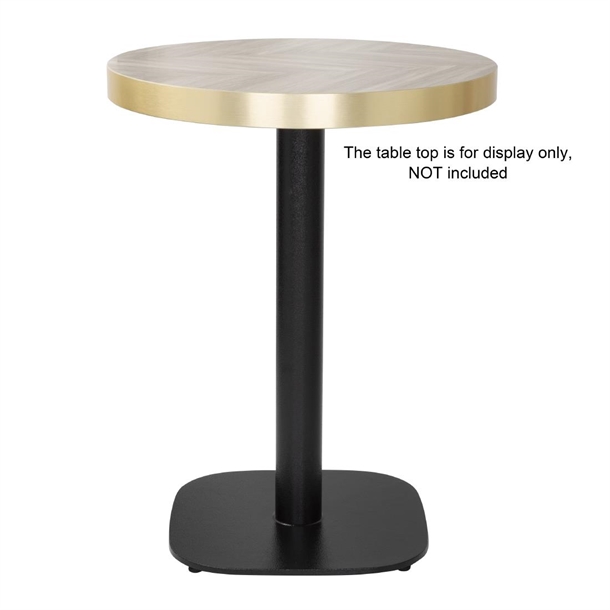 Bolero Black Cast Iron Table Base 720x420mm Bolero Black Cast Iron Table Base 720x420mm