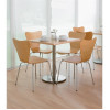 Bolero Stainless Steel Round Table Base