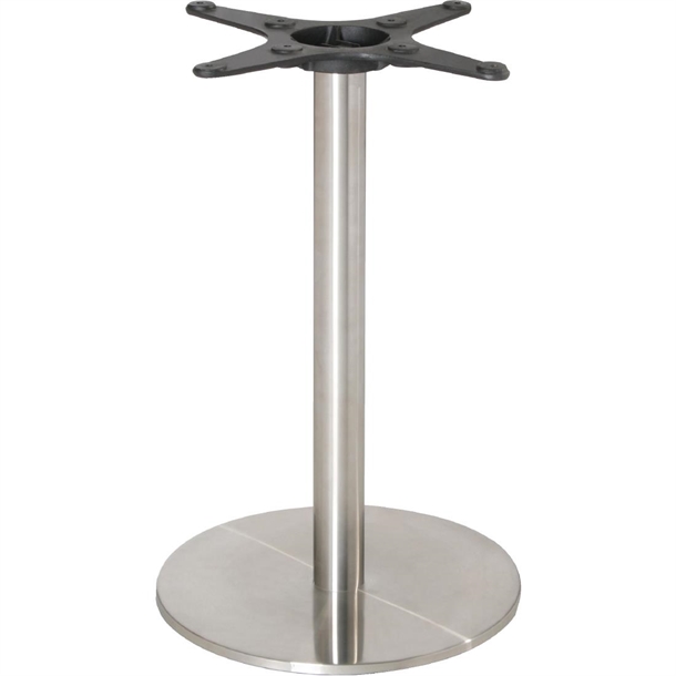Bolero Stainless Steel Round Table Base