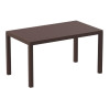Furnlink Siesta Exclusive Ares 140 Table - Chocolate Furnlink Siesta Exclusive Ares 140 Table - Chocolate