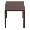 Furnlink Siesta Exclusive Ares 140 Table - Chocolate Furnlink Siesta Exclusive Ares 140 Table - Chocolate