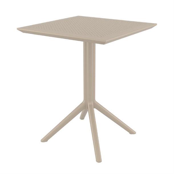 Furnlink Siesta Exclusive Sky Folding Table 60 Square - Taupe