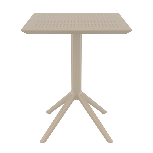 Furnlink Siesta Exclusive Sky Folding Table 60 Square - Taupe