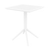 Furnlink Siesta Exclusive Sky Folding Table 60 Square - White