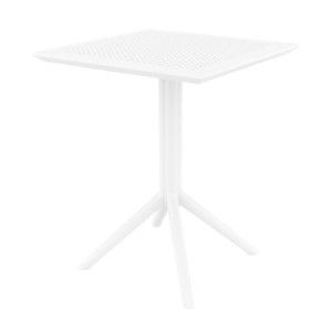 Furnlink Siesta Exclusive Sky Folding Table 60 Square - White