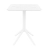 Furnlink Siesta Exclusive Sky Folding Table 60 Square - White