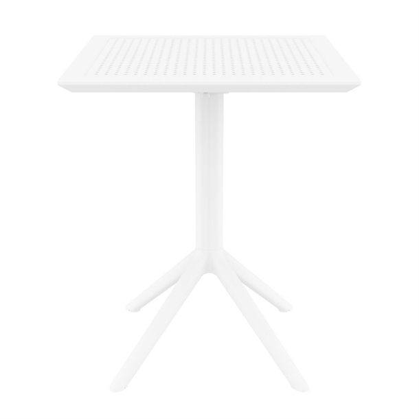 Furnlink Siesta Exclusive Sky Folding Table 60 Square - White