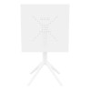 Furnlink Siesta Exclusive Sky Folding Table 60 Square - White
