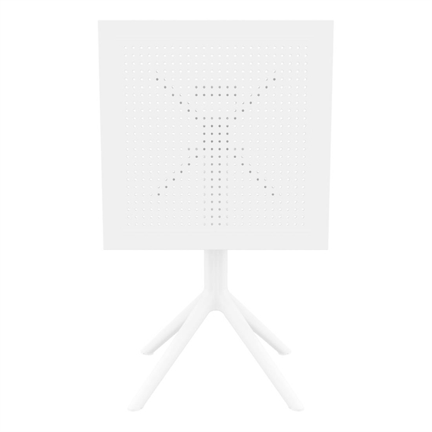 Furnlink Siesta Exclusive Sky Folding Table 60 Square - White