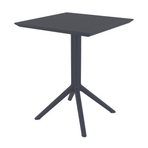 Furnlink Siesta Exclusive Sky Folding Table 60 Square - Anthracite