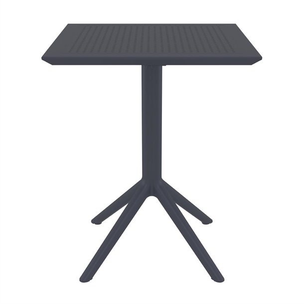 Furnlink Siesta Exclusive Sky Folding Table 60 Square - Anthracite