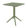 Furnlink Siesta Exclusive Sky Folding Table 60 Square - Olive Green