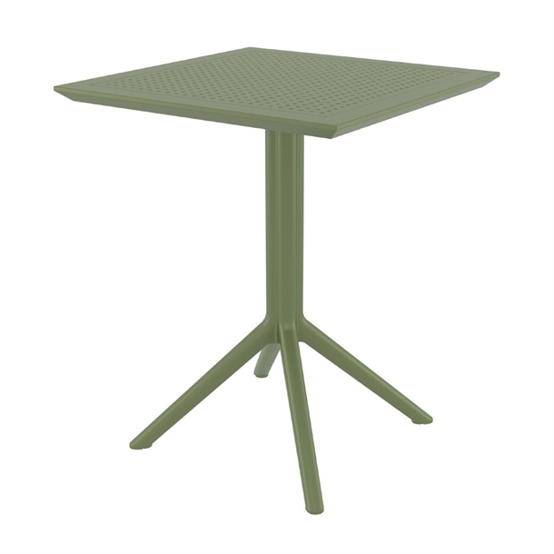 Furnlink Siesta Exclusive Sky Folding Table 60 Square - Olive Green