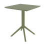 Furnlink Siesta Exclusive Sky Folding Table 60 Square - Olive Green