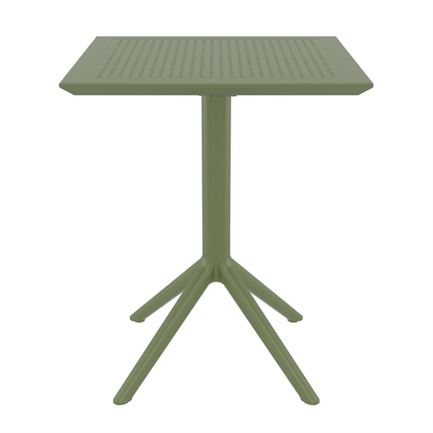 Furnlink Siesta Exclusive Sky Folding Table 60 Square - Olive Green