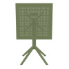 Furnlink Siesta Exclusive Sky Folding Table 60 Square - Olive Green