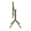 Furnlink Siesta Exclusive Sky Folding Table 60 Square - Olive Green