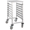 Vogue Gastronorm Racking Trolley 7 Level