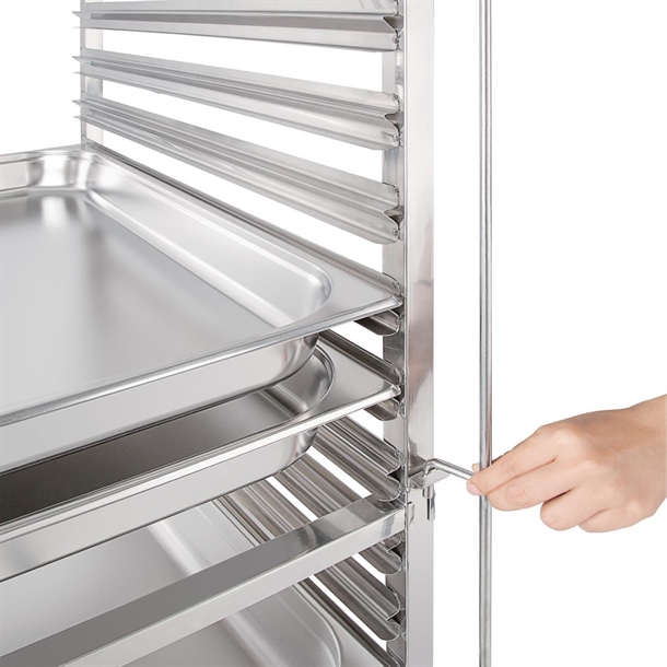 Vogue Gastronorm Racking Trolley 15 Level Vogue Gastronorm Racking Trolley 15 Level