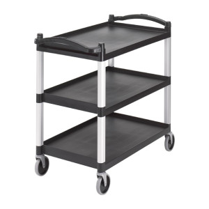 Cambro KD Large Utility Cart Black